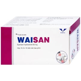 Thuốc Waisan 50mg Bidiphar điều trị thoái hóa đốt sống cổ (10 vỉ x 10 viên)