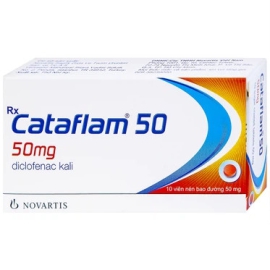 Thuốc Cataflam 50mg Novartis Pharm điều trị đau, viêm sau chấn thương (10 viên)