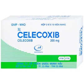 Thuốc Celecoxib 200mg Mipharmco hỗ trợ giảm đau và kháng viêm (30 viên)