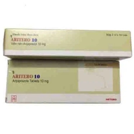 Thuốc Aritero 10mg Hetero điều trị tâm thần, rối loạn lưỡng cực (3 vỉ x 10 viên)