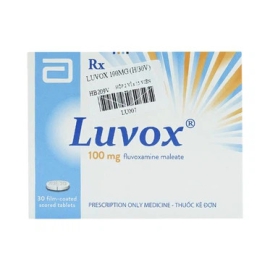 Thuốc Luvox 100mg Mylan điều trị trầm cảm, rối loạn trầm cảm (2 vỉ x 15 viên)