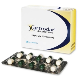 Thuốc Artrodar 50mg Chemedica điều trị triệu chứng thoái hóa khớp (3 vỉ x 10 viên)