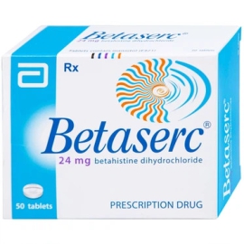 Thuốc Betaserc 24mg Abbott hỗ trợ điều trị hội chứng chóng mặt (50 viên)