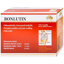 Thuốc Bonlutin Catalent hỗ trợ giảm đau kháng viêm (4 vỉ x 15 viên)