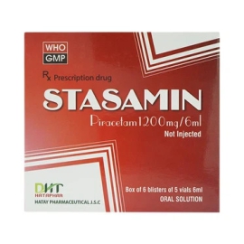 Thuốc Stasamin 1200mg/6ml Hataphar điều trị chứng chóng mặt (30 ống x 6ml)