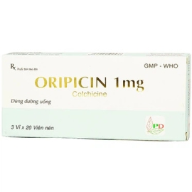 Thuốc Oripicin 1mg Phương Đông điều trị gout (3 vỉ x 20 viên)