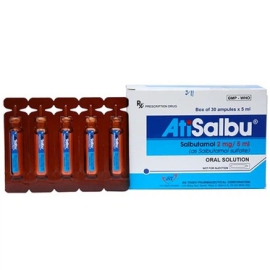 Thuốc Atisalbu An Thiên điều trị hen suyễn, viêm phế quản (30 ống x 5ml)