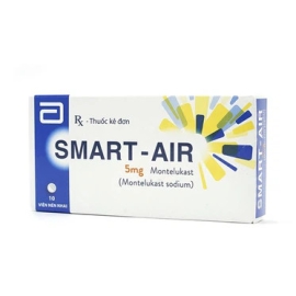 Thuốc Smart-Air 5mg Recalcine điều trị hen phế quản mạn tính (10 viên)