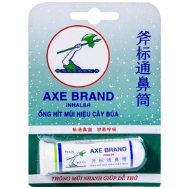Ống hít Hiệu Cây Búa Axe Brand Inhaler Leung Kai Fook điều trị ngạt mũi, cảm cúm (1.7g)