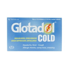Thuốc Glotadol Cold Glomed điều trị cảm cúm, hạ sốt (100 viên)