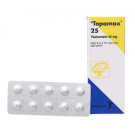 Thuốc Topamax 25mg Janssen điều trị động kinh, ngừa đau nửa đầu (60 viên)