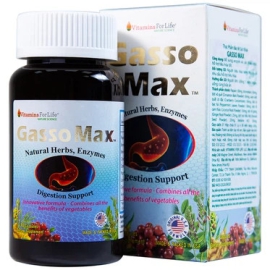 Viên uống Gasso Max Vitamins For Life bổ sung enzym và các thảo mộc