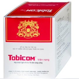Thuốc Tobicom ICA hỗ trợ điều trị mỏi mắt, đau nhức mắt, quáng gà (180 viên)