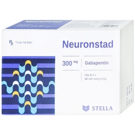 Thuốc Neuronstad 300mg Stella hỗ trợ điều trị động kinh cục bộ (30 viên)