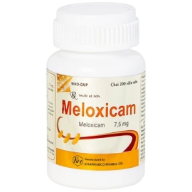 Thuốc Meloxicam 7.5mg Khapharco điều trị thoái hóa khớp (200 viên)