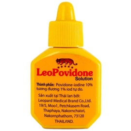 Thuốc LeoPovidone 10% LEO hỗ trợ điều trị các vết thương và ngăn ngừa nhiễm trùng (15ml)