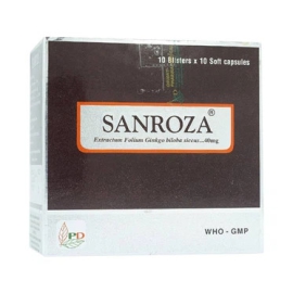Thuốc Sanroza 40mg Phương Đông điều trị suy giảm tuần hoàn ngoại vi (100 viên)