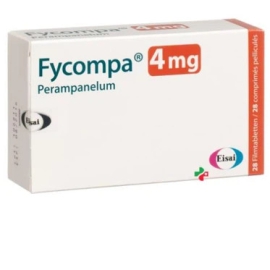 Thuốc Fycompa 4mg Eisai hỗ trợ điều trị một số trường hợp động kinh (2 vỉ x 14 viên)