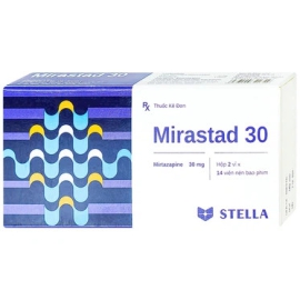 Thuốc Mirastad 30 Stella điều trị bệnh trầm cảm (2 vỉ x 14 viên)