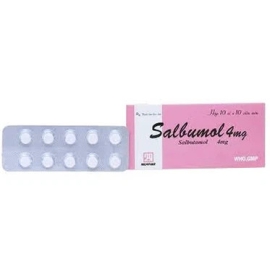 Thuốc Salbumol 4mg Nadyphar điều trị các chứng hen suyễn (100 viên)