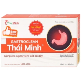 Viên nang cứng Gastroclean Thái Minh dùng cho người viêm loét dạ dày 
