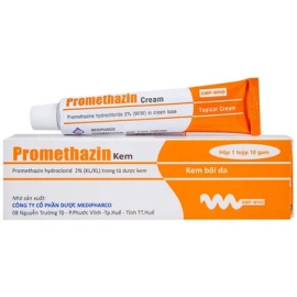 Kem bôi Promethazin Cream 2% Medipharco điều trị các tình trạng ngứa, côn trùng đốt (10g)