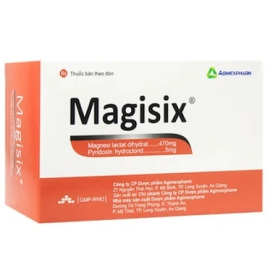 Thuốc Magisix 470mg Agimexpharm điều trị các bệnh lý thiếu magie (10 vỉ x 10 viên)