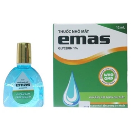 Thuốc nhỏ mắt Emas 1% HaNoi Pharma giảm chứng mỏi mắt (12ml)