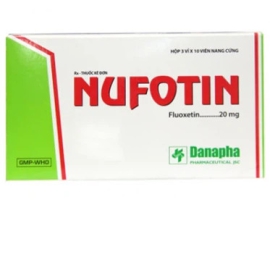 Thuốc Nufotin 20mg Danapha điều trị bệnh trầm cảm (3 vỉ x 10 viên)
