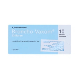 Thuốc Broncho-Vaxom OM Pharma phòng ngừa nhiễm khuẩn đường hô hấp (10 viên)