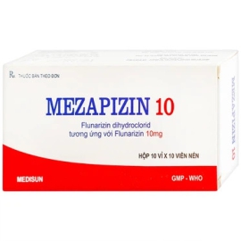 Thuốc Mezapizin 10mg Medisun hỗ trợ điều trị đau nữa đầu (100 viên)