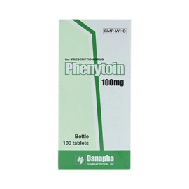 Thuốc Phenytoin 100mg Danapha điều trị hỗ trợ trong động kinh (100 viên)