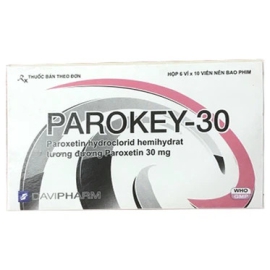 Thuốc Parokey-30mg Đạt Vi Phú điều trị bệnh trầm cảm (6 vỉ x 10 viên)