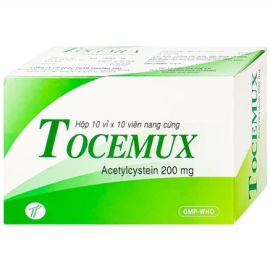 Thuốc Tocemux 200mg Trường Thọ điều trị bệnh nhầy nhớt (10 vỉ x 10 viên)