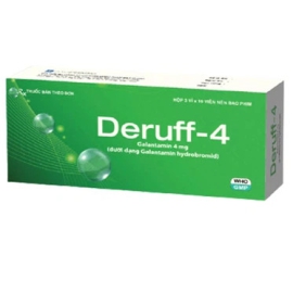 Thuốc Deruff 4mg Đạt Vi Phú chống sa sút trí tuệ, suy giảm nhận thức (30 viên)