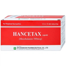 Thuốc Hancetax 500mcg Myung-In điều trị viêm thần kinh ngoại biên (100 viên)