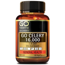 Viên uống Go Celery 16,000 Go Healthy hỗ trợ điều trị gout 