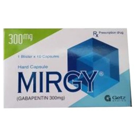 Thuốc Mirgy 300mg Getz điều trị đau thần kinh, động kinh (10 viên)