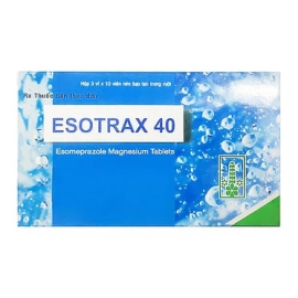 Viên nén Esotrax 40 Mepro điều trị trào ngược dạ dày, thực quản, chữa lành loét tá tràng (3 vỉ x 10 viên)