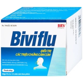 Thuốc Biviflu BRV điều trị các triệu chứng cảm cúm (120 viên)