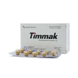 Thuốc Timmak 3mg SPM điều trị chóng mặt, đau nửa đầu (60 viên)