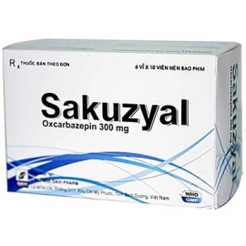 Thuốc Sakuzyal 600mg Đạt Vi Phú điều trị cơn động kinh cục bộ (3 vỉ x 10 viên)