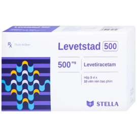 Thuốc Levetstad 500mg Stada điều trị động kinh cục bộ (30 viên)