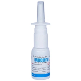 Thuốc xịt mũi Hadocort-D Hà Tây điều trị viêm mũi, viêm xoang (15ml)