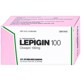Thuốc Lepigin 100mg Danapha điều trị tâm thần phân liệt mãn tính (100 viên)