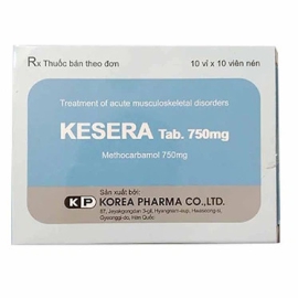 Thuốc Kesera 750mg Korea giảm đau do bong gân, căng cơ, chấn thương (100 viên)