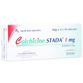 Thuốc Colchicine Stada 1mg chỉ định điều trị cơn gút cấp (2 vỉ x 10 viên)