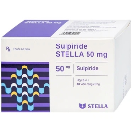 Thuốc Sulpiride STELLA 50mg điều trị chứng lo âu ở người lớn (5 vỉ x 10 viên)