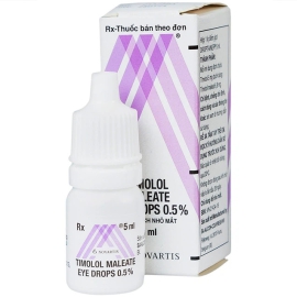 Thuốc nhỏ mắt Timolol Maleate Drop 0.5% Alcon điều trị tăng nhãn áp (5ml)