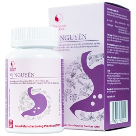 Viên uống Vị Nguyên Tồn Sanh Pharma hỗ trợ giảm acid dịch vị, giúp bảo vệ niêm mạc dạ dày